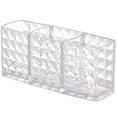thumbnail image 3 of 2PCS Acrylic Pen Holder Sparkling Pattern Clear Makeup Brush Holder Modern Fashion Pencil Holder for Desk Utensil Holder Multifunctional Storage Organizer for Vanity Desktop 15X7X5cm Home Decor, 3 of 9