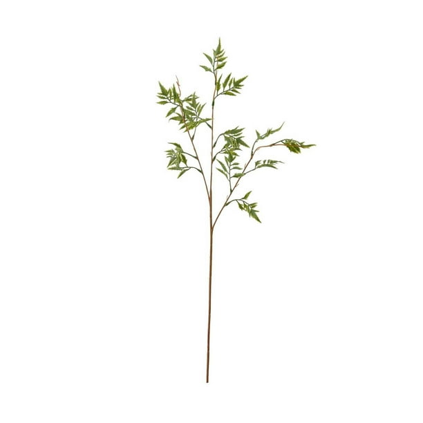 Plantas Artificiales para la Decoración Del Hogar Indoor 25.5 Pulgadas Artificial Rama de Olivo Tallo, Falso Jarrón de Hoja de Planta, Decoración Del Hogar de Rama de Olivo Falsa, Jarrones Interiores