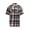 8AS182 - Navy Hunter Green, variant on Men’s Short Sleeve Cowboy Button Down Casual Plaid Pattern Western Dress Shirt (8AS185-BlackRed, L)