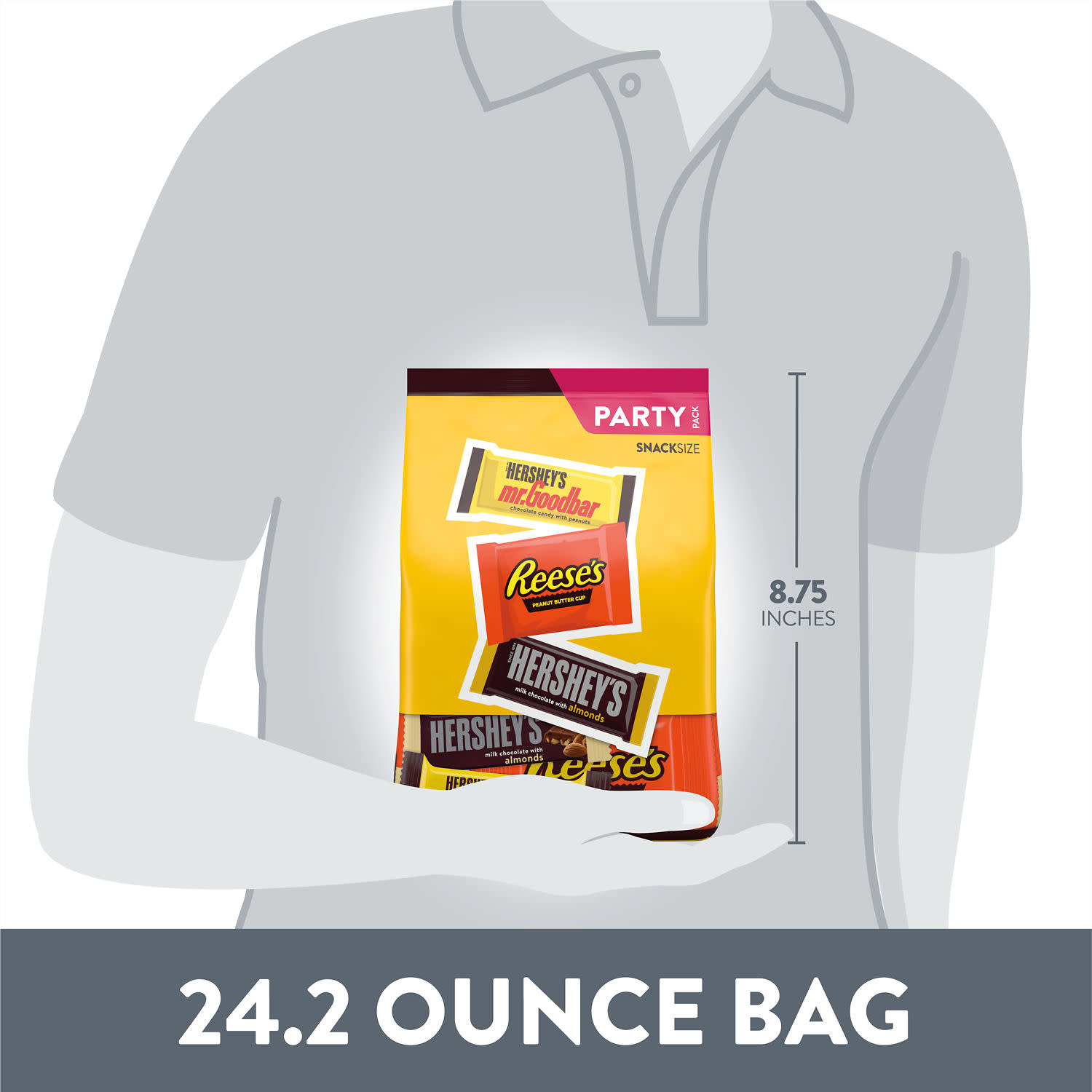 Hershey's & Reese's Snack Size Party Pack, 24.2 oz photo 7