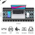 thumbnail image 5 of Long Mouse Pads for Desk,Boho Multicolor Geometric Ethnic Pattern Desk Mats on Top Of Desks, Desk Mouse Pad Extra Large with 3mm Non-Slip Base and Stitched Edge for Gaming,Office,Work,Home 35.4"x15.7", 5 of 6