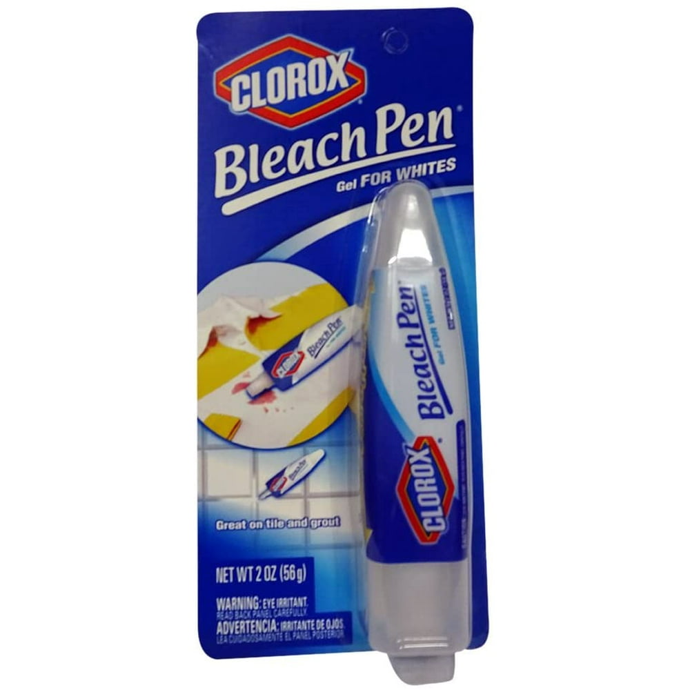 Clorox Bleach Pen Gel for Whites, 2 oz (2 Pack)