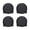 L, variant on Set of 4 Weather Resistant Tire Covers Anti Theft Sturdy Construction Fits Most Regular Size Tires