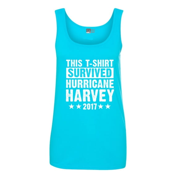 Ladies This T-Shirt Survived Hurricane Harvey Houston Texas 2017 Sleeveless Tank Tops