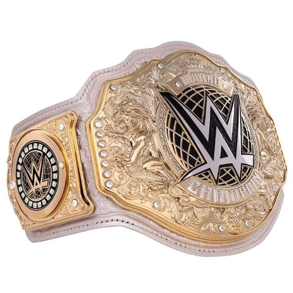 Well Perform 2023 White Belt Adult Size - Title Belt Replica - 6mm Leather Straps - Fan Gift