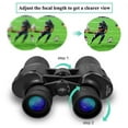 thumbnail image 1 of Aodebiao 20x50 Binoculars for Adults, High Magnification Low Light Night Vision, Compact Foldable HD Binoculars for Outdoor Camping and Concerts, Rubber Coated, 1 of 8