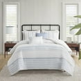 thumbnail image 4 of 5 Piece Cotton Jaquard Duvet Set-Full/Queen, 4 of 10