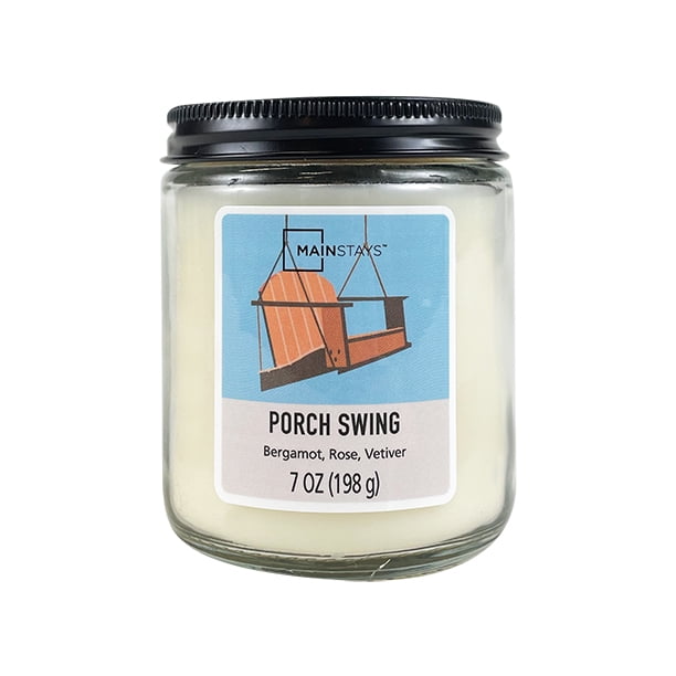 Mainstays Scented Candle Twist Jar, Porch Swing, 7 oz. Single Wick