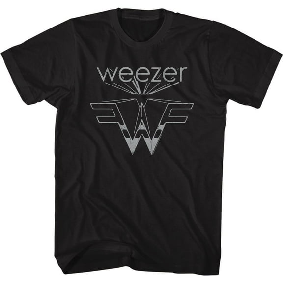 Weezer Flying W Black Adult T-Shirt