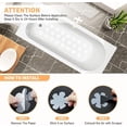 thumbnail image 3 of Non Slip Bathtub Stickers,10 PCS Shower Stickers for Safety Bathroom Tubs,Bathtub Non Slip Stickers and Adhesive Decals Scraper for Bath Tub,Shower Floor,Stairs,Ladders, 3 of 7