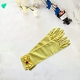 thumbnail image 5 of D-GROEE 1 Pair Gloves Princess Dress Up Long Gloves Shiny Silky Satin Gloves for Kids Party, Wedding, Formal Pageant, Ages 3 to 8 Years Old, 5 of 7
