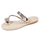 thumbnail image 1 of Amzcrzy Zapatos de mujer,Zapatos de mujer,Zapatillas de mujer, Sandalias de verano para mujer con puntera de pinza y decoración de flores y diamantes de imitación Sandalias Mujer Zapatillas De Casa, 1 of 6