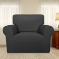 thumbnail image 2 of ARLAJO Super Stretch Chair Sofa Slipcover,Non Slip Soft Couch Sofa Cover,Washable Furniture Protector with Non Skid Foam and Elastic Bottom for Kids,Pets (Chair,Dark Gray), 2 of 7