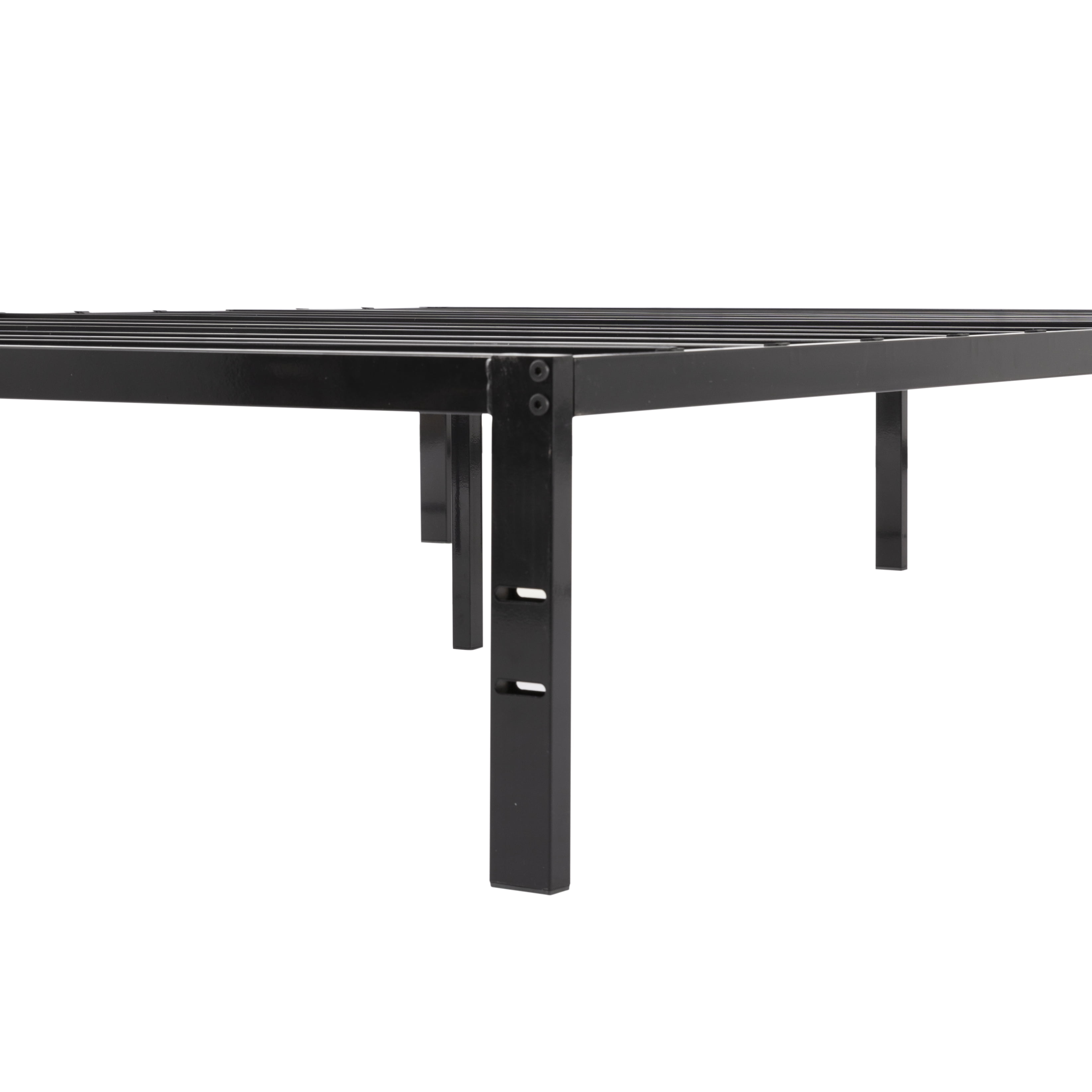 BSHTI QUEEN Size Metal Bed Frame,Featuring Clean and Minimalist Design Bed Frame for Bedroom