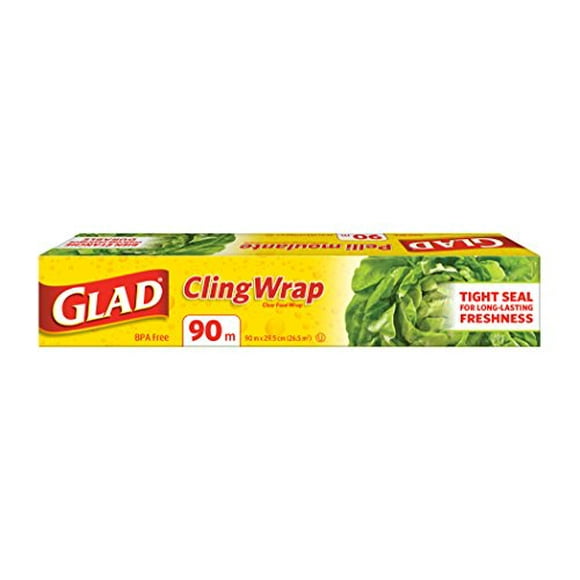 Glad ClingWrap Plastic Wrap, 90 Metre Roll