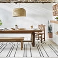 thumbnail image 6 of Hauteloom Akash Recycled Material Living Room, Bedroom Area Rug - Traditional, Transitional - Off White, Black White, Nickel - 2' x 3', 6 of 9