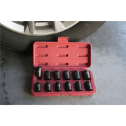 K-Tool 38100 12-pc 1/2 Drive Metric Impact Short Socket Set
