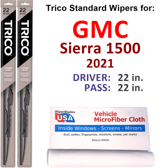 2021 GMC Sierra 1500 Wiper Blades (Set of 2)