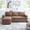 Mocha, Velvet, variant on 78 in. W Convertible Sleeper Sectional Sofa, L Shaped Couch for Small Space Living Room, Storage Chaise, L Shaped Pull Out Sofa - Dark Gray,Velvet