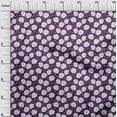 thumbnail image 2 of oneOone Tissu Polyester Lycra Violet Floraux Matériel de Robe Tissu Imprimé Tissu au Mètre 56 Pouces de Large, 2 of 4