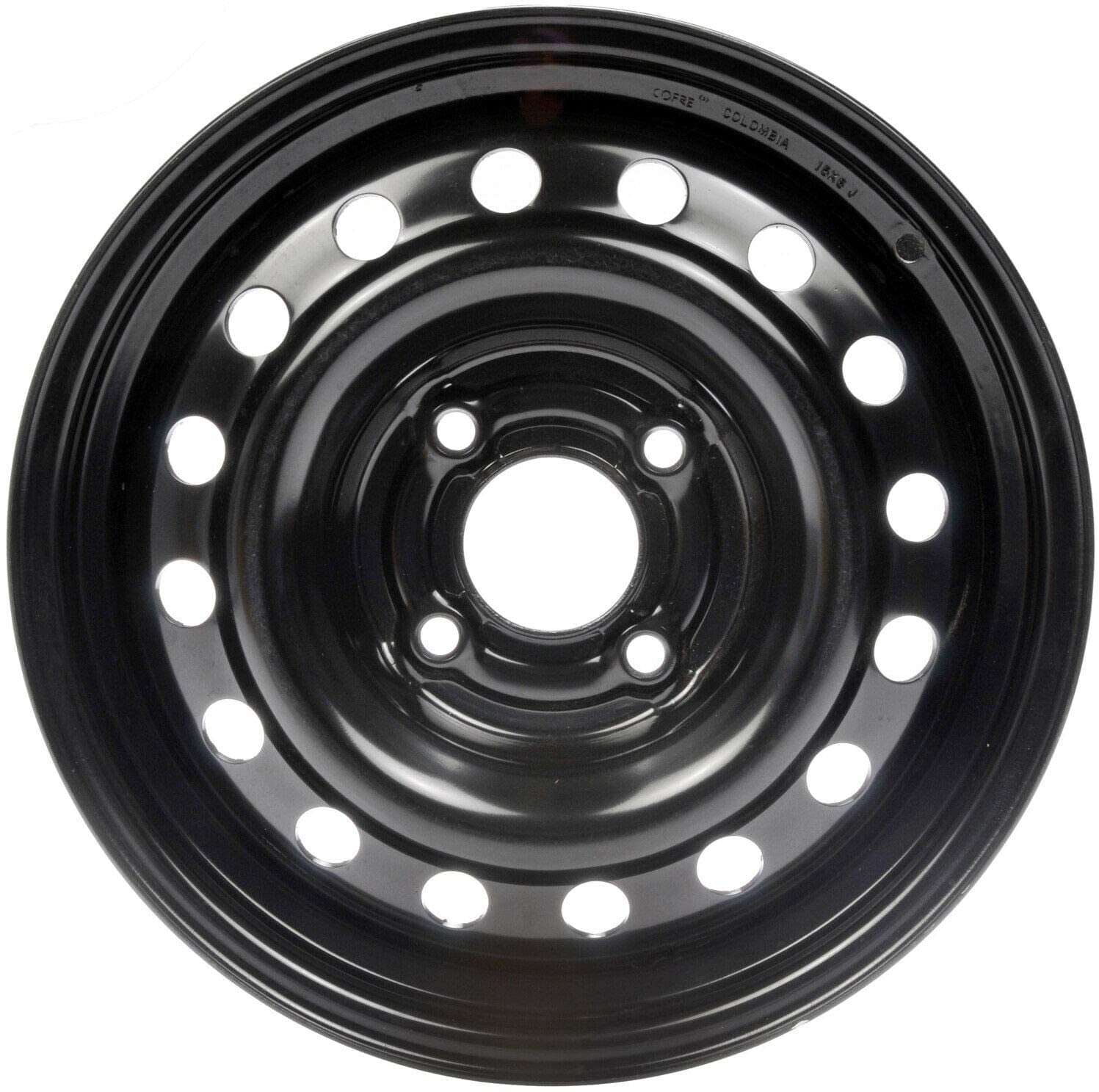 Automotive Reconditioned 15X6 Black Steel Wheel for 20072009 Kia