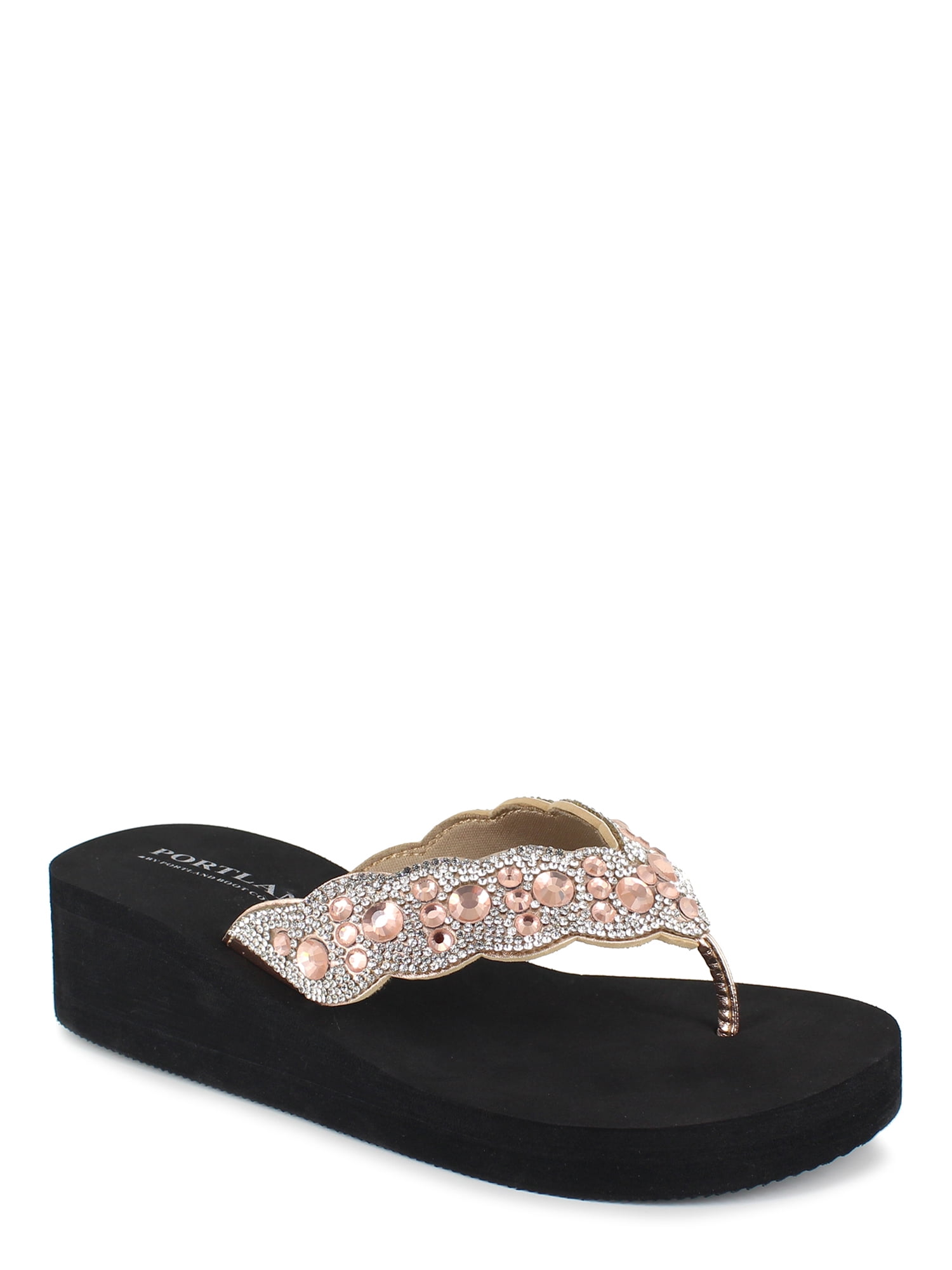 PORTLAND by Portland Boot Company Women's Embellished EVA Thong Sandal