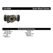 Centric Parts 134.44006 Drum Brake Wheel Cylinder Fits select: 1997-1998 TOYOTA CAMRY