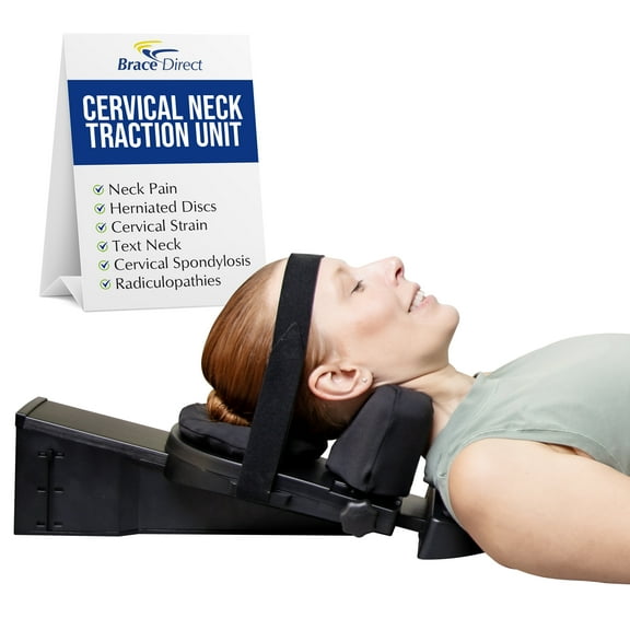Brace Direct Cervical Traction Unit - Professional Grade Neck Care for Home Use