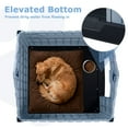 thumbnail image 3 of Waleaf Durable Waterproof Plastic Dog House for Small to Large Sized Dogs, Indoor Outdoor Doghouse with Elevated Floor, 3 of 7