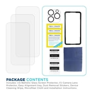 Tech Armor HD Clear Camera Lens Protector and Ballistic Glass Screen Protector Designed For iPhone 14 Pro 6.1 Inch 3 Pack Tempered Glass 2022 with Camera Lens