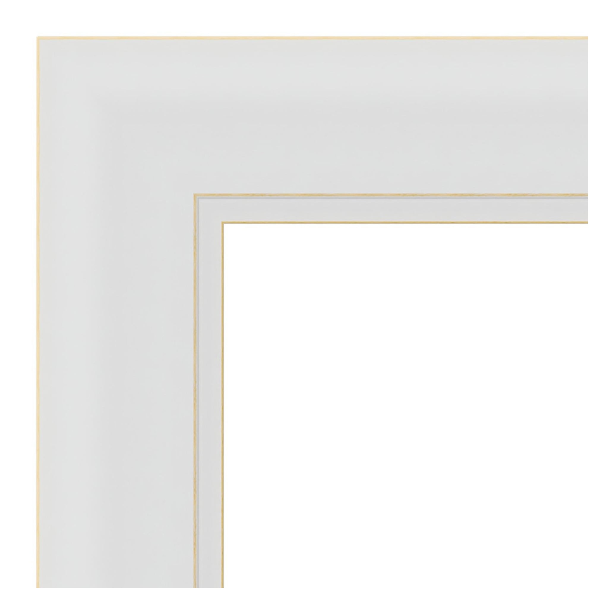 Amanti Art Natural Cork Board Framed Flair Soft White Bulletin Board 40 in. x 28 in.