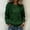 Green, variant on Sweaters for Womens St. Patricks Day Sweaters Shamrock Cozy Knitted Pullover Jumpers