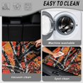 thumbnail image 5 of KEIAHUAN Orange Camo Tree Print Car Trunk Mat 29" x 39", Waterproof Anti Slip Cargo Liner Full Protection for Most Cars SUV and Sedan, 5 of 6