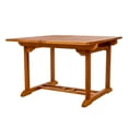 thumbnail image 3 of All Things Cedar Ensemble de 5 Pcs avec Table à Rallonge Papillon et Chaises Empilables, Coussins Blancs, 3 of 3
