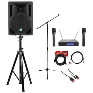 Rockville RKI60 Karaoke Microphone System 4  ipad/iphone/Android/Laptop/TV+LED's - Rockville Audio