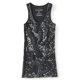 thumbnail image 1 of Camiseta sin mangas de lentejuelas Aeropostale para mujer, gris, mediana Aeropostale Camiseta sin mangas, 1 of 2