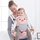 thumbnail image 2 of Cangurera Portabebé FINYQBET rosa Multifuncional con Asiento Transpirable para Niños de 0 a 40 Meses, 2 of 9