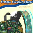 thumbnail image 5 of Monster Cartoon Truck Green Pattern 17" School Backpacks for Teens,Waterproof Oxford Fabric,S-Shape Padded Straps for School,Travel,Hiking,Camping, 5 of 6