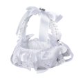 thumbnail image 4 of jifeng Wedding Basket with Handle Decor Romantic Small Flowers Basket for Event Special A, 4 of 9
