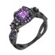thumbnail image 1 of Sonducket Anillo de cobre a la moda para mujer, joyería personalizada, anillos delicados de piedra, accesorios decorativos para vestir, fiesta de Ropa, zapatos y accesorios Miscelánea Púrpura Sonducket AP014450-04, 1 of 6