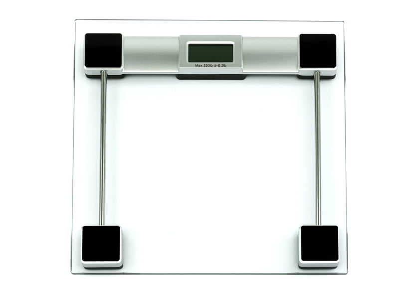 Digital Personal Weight Scale with Glass Body