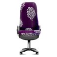 thumbnail image 4 of DJN Clearance Sofa Cover Computer Chair Cover Protective & Stretchable Chair Stretch Rotating Chair Slipcover cloth Purple One Size, 4 of 4