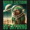 thumbnail image 3 of Bobrini Cactusini Su Saturno T-shirt Italian Brainrot Gen Z Meme Men's Tee, 3 of 7