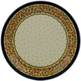 thumbnail image 2 of Polish Pottery 10¾-inch Dinner Plate (Russett Floral Theme) Hand Painted in Boleslawiec, Poland + Certificate of Authenticity, 2 of 6