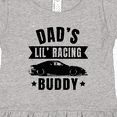 thumbnail image 4 of Inktastic Dads Lil Racing Buddy Girls Toddler Dress, 4 of 5