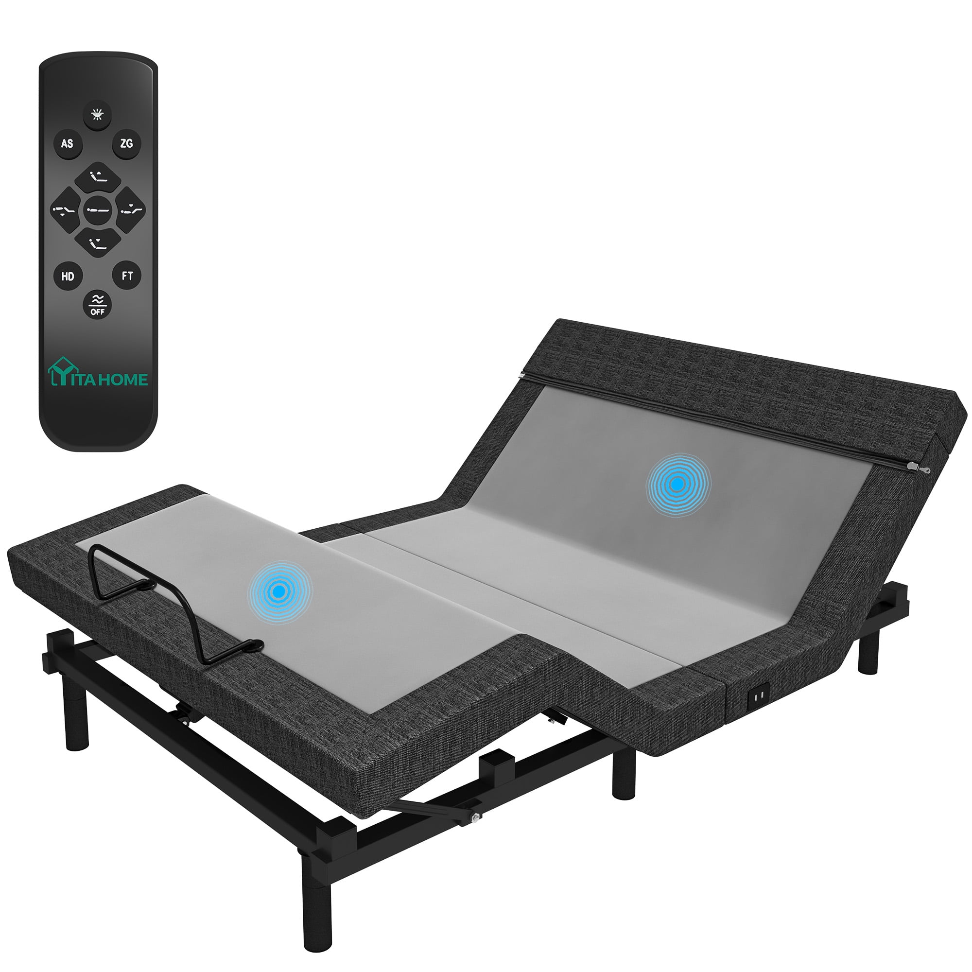 YITAHOME Smart Electric Bed with Wireless Remote Head and Foot Incline