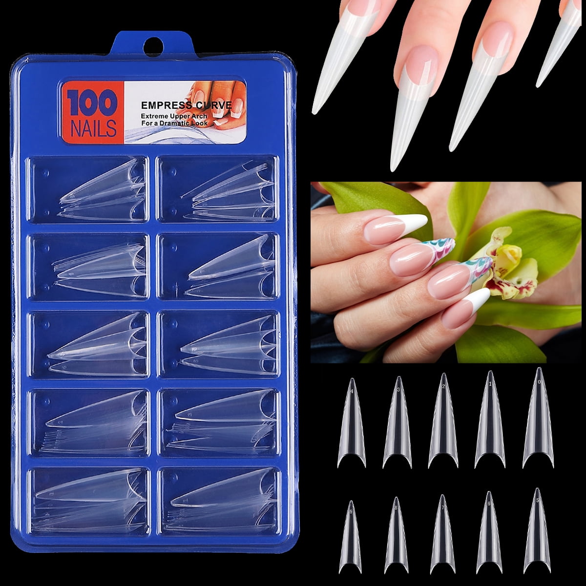 100pcs 500pcsclear Nail Tips Coffin Fake Nails Including Half Cover Natural Acrylic Nails False Nails With Plastic Box For Diy Nail Art Walmart Com 100pcs 500pcsclear Nail Tips Coffin Fake Nails Including Half Cover Natural Acrylic Nails False Nails With Plastic Box For Diy Nail Art Walmart Com