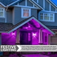 thumbnail image 4 of Sunlite LED A19 Colored Light Bulb, 3 Watts (25w Equivalent), E26 Medium Base, Non-Dimmable, UL Listed, Party Decoration, Holiday Lighting, Purple, 6 Pack, 4 of 7