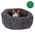 thumbnail image 4 of FurHaven Pet Products Warming Hi-Lo Cuddler Snuggle Terry Pet Bed - Charcoal Gray, Small - 20", 4 of 13