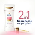 thumbnail image 5 of Dove Even Tone Women's Antiperspirant Deodorant Stick Peach Blossom & Rice Milk for All Skin, 2.6 oz, 5 of 10